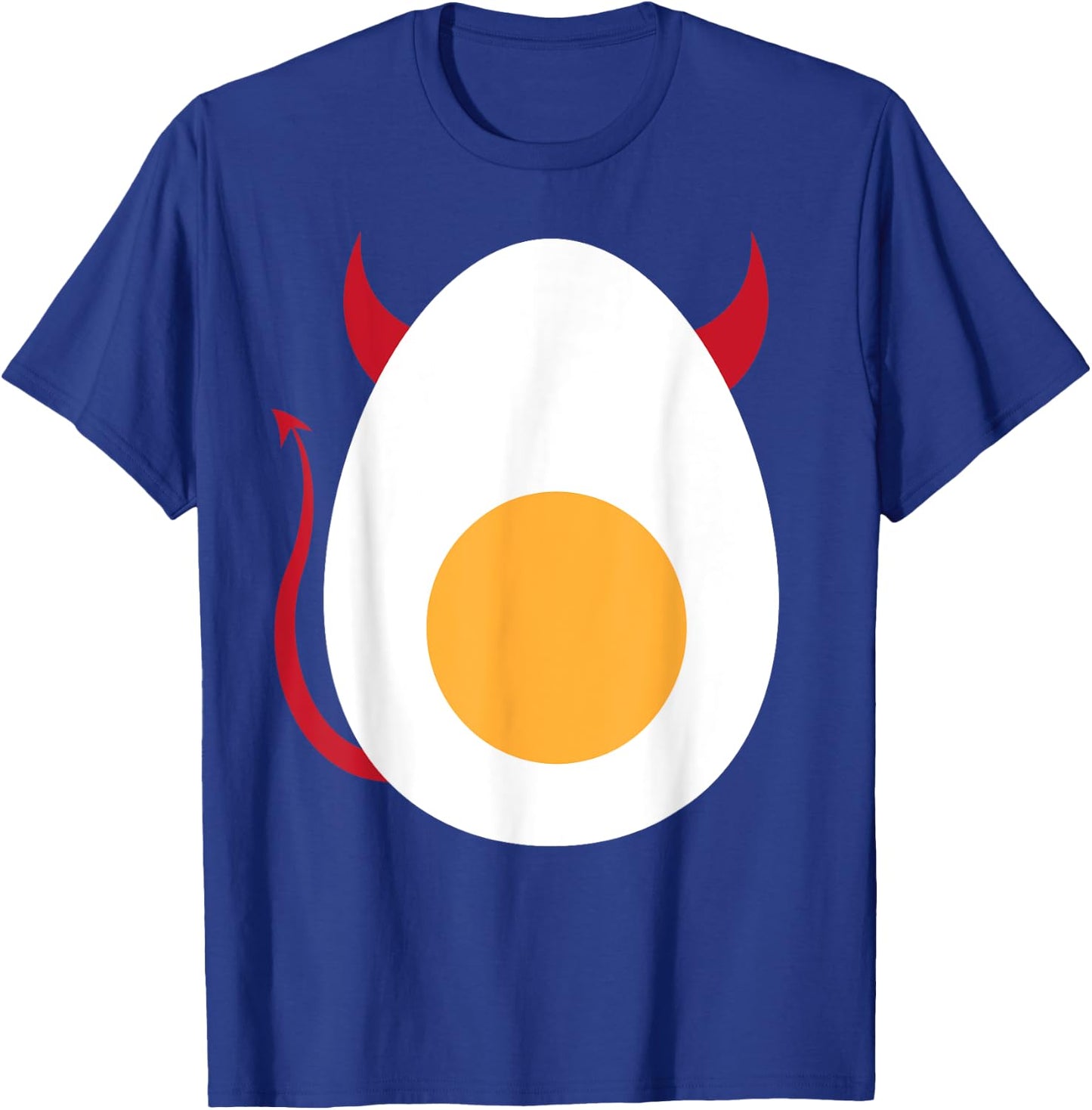 Deviled Egg Halloween Shirt | Cool Boiled Egg Funny Gift T-Shirt - T-Shirt | Royal