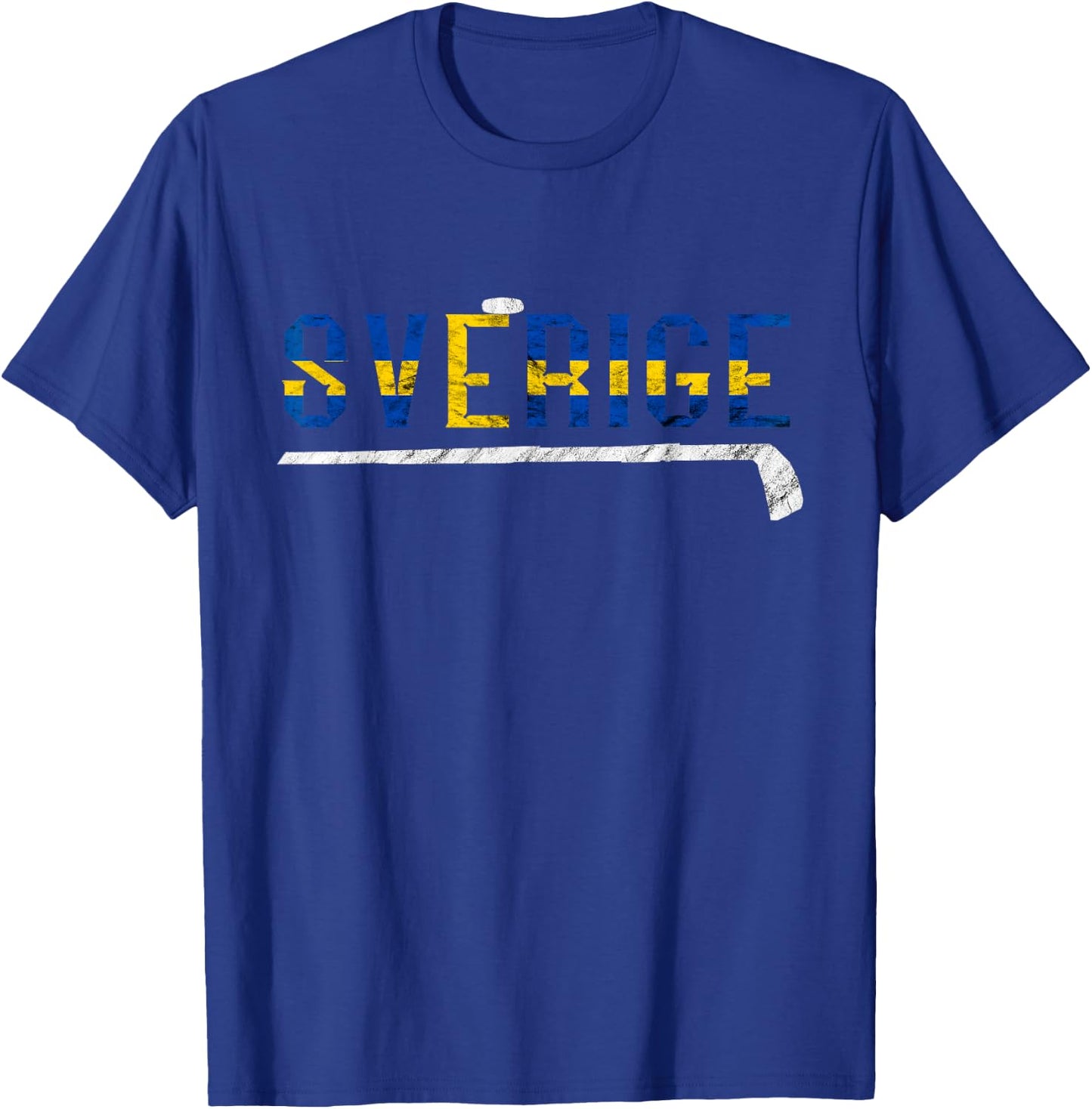 Sverige Swedish Ice Hockey Player Sweden Ice Hockey T-Shirt - T-Shirt | Royal