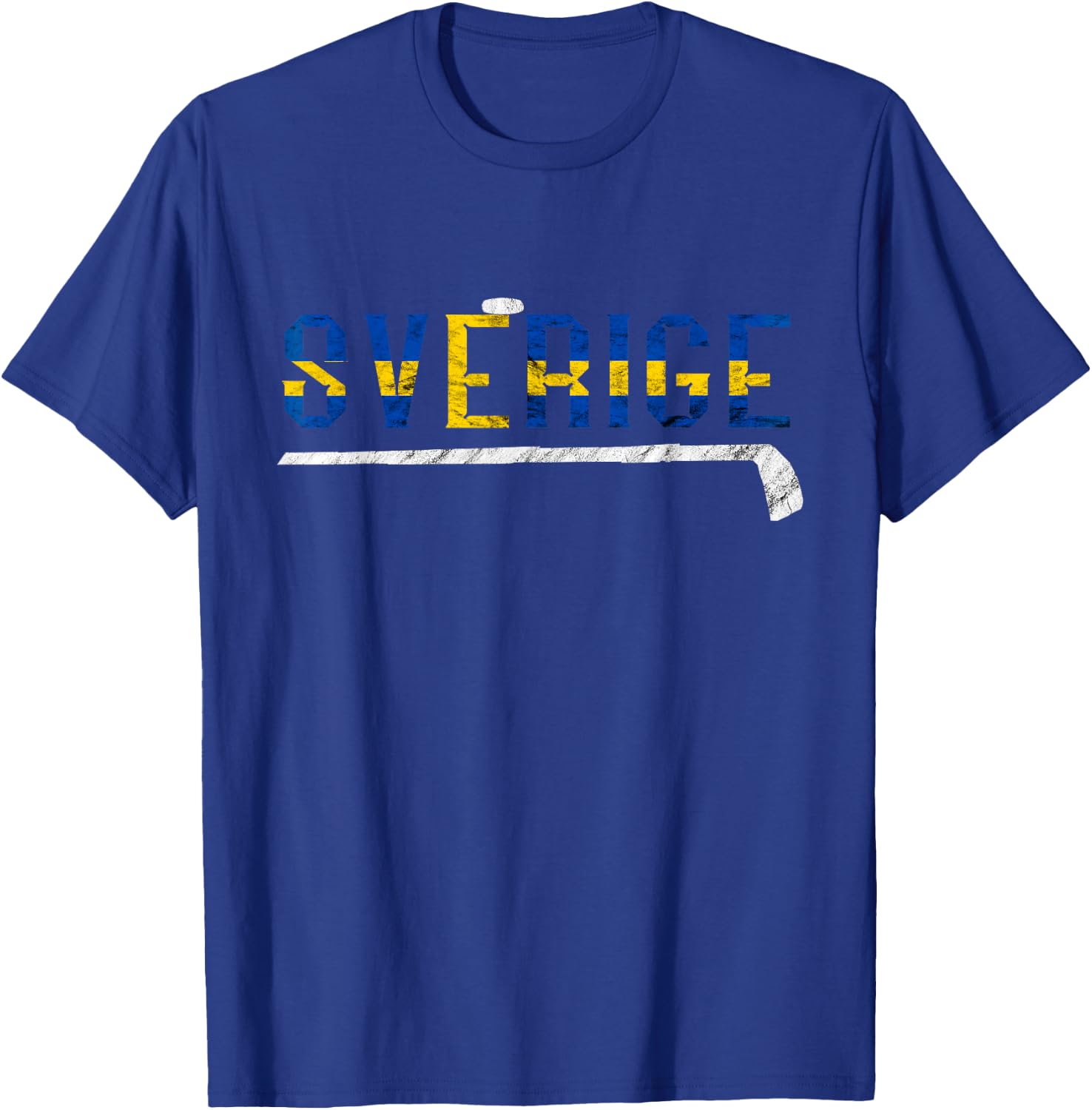 Sverige Swedish Ice Hockey Player Sweden Ice Hockey T-Shirt - T-Shirt | Royal