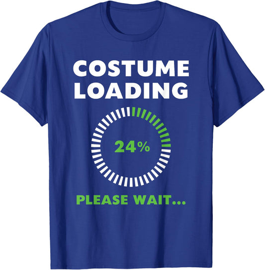 Costume Loading Please Wait Tech Cell Phone Spinning Circle T-Shirt - T-Shirt | Royal