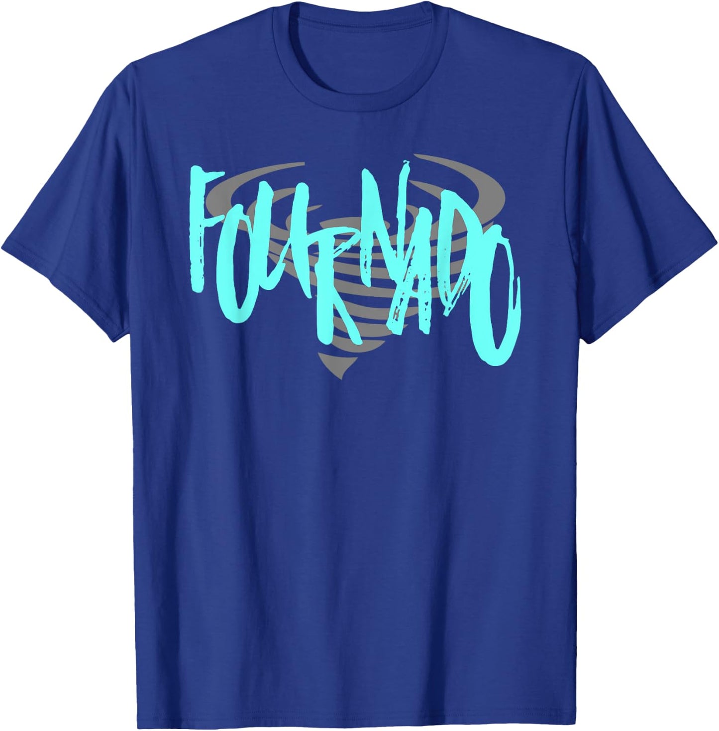 FouRnado Toddler Boy or Girl Funny Tornado Shirt T-Shirt - T-Shirt | Royal