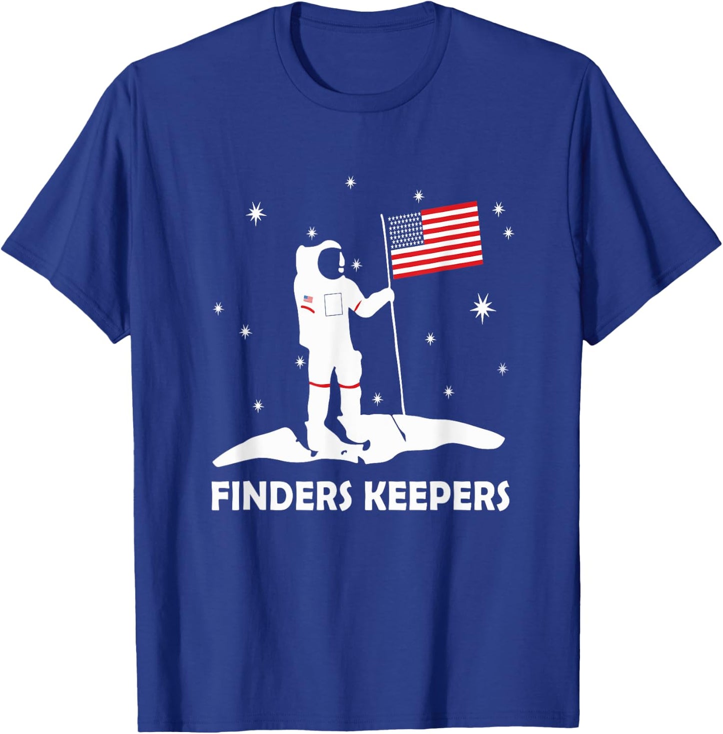 Finders Keepers Man Walking on Moon T-Shirt - T-Shirt | Royal