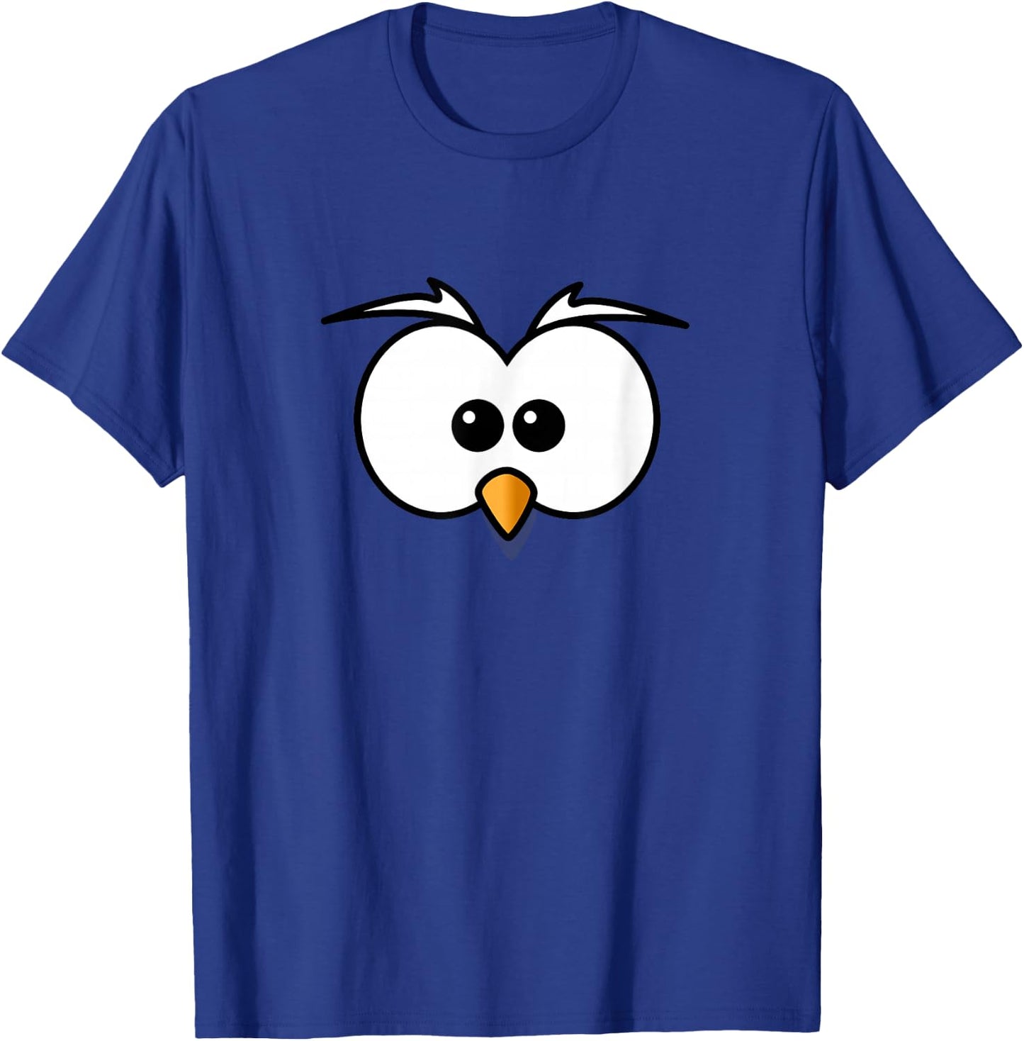 Angry Sneaky Bird Eyes T-Shirt - T-Shirt | Royal