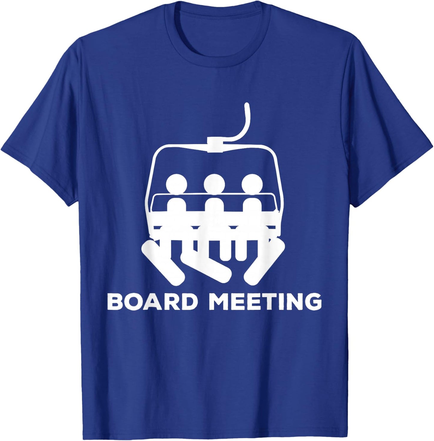 Snowboard Meeting Gift - Snowboarding Holiday Skiing T-Shirt - T-Shirt | Royal