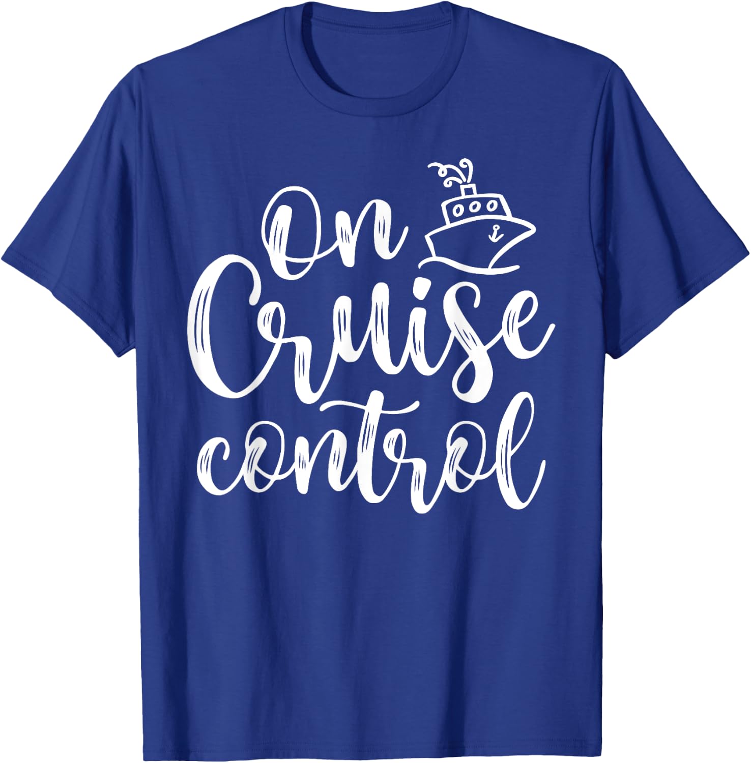 On Cruise Control Summer Vacation Travel Funny T-Shirt - T-Shirt | Royal