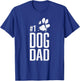 Number One Dog Dad - Father's Day Funny Dog Lover Women Kids T-Shirt - T-Shirt | Royal