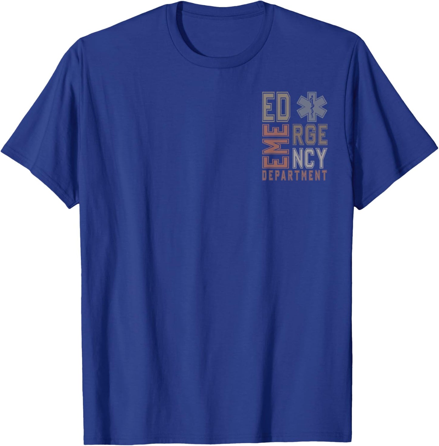 Emergency Department Emergency Room Healthcare T-Shirt - T-Shirt | Royal