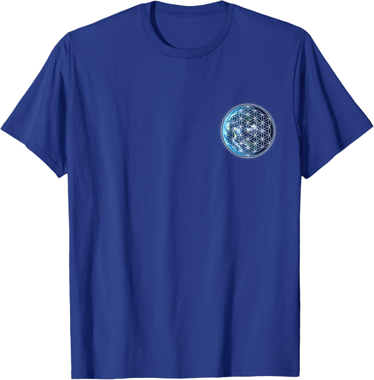 Flower of life, Sacred Geometry, earth, nature conservation T-Shirt - T-Shirt | Royal