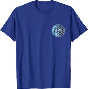 Flower of life, Sacred Geometry, earth, nature conservation T-Shirt - T-Shirt | Royal