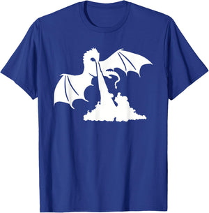 Dragon breath fire T-Shirt - T-Shirt | Royal