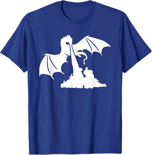 Dragon breath fire T-Shirt - T-Shirt | Royal