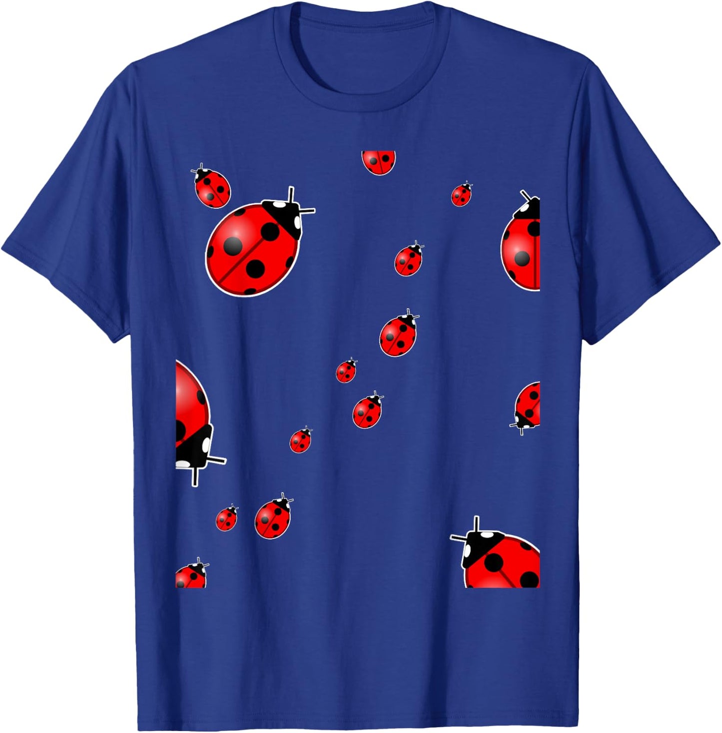 Ladybird Cute Ladybugs Bugs Lover Gift T-Shirt - T-Shirt | Royal