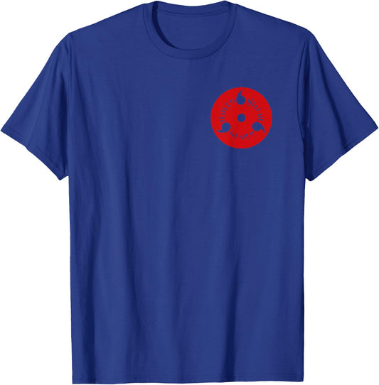Naruto Shippuden Front and Back Sasuke Sharingan Anime T-Shirt - T-Shirt | Royal