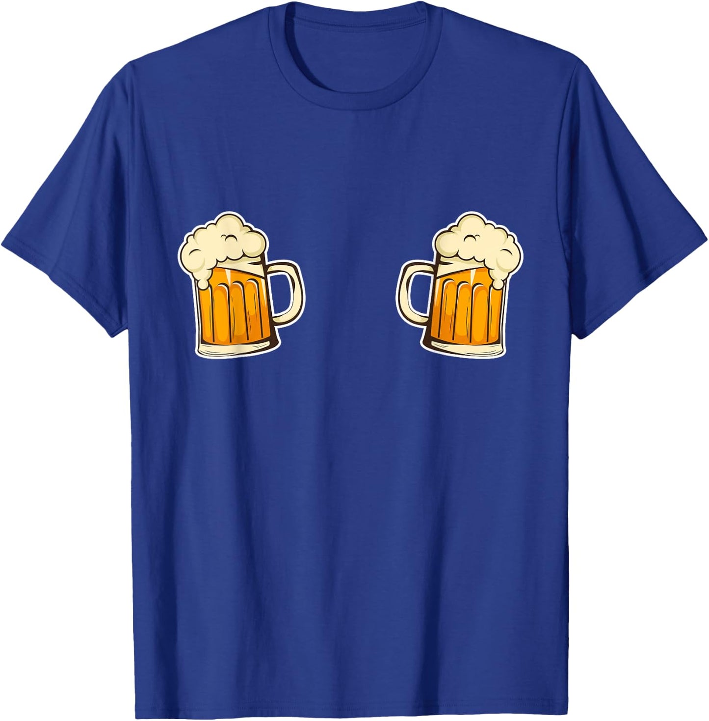 Titties n Beer Boob Shirt Sexy Funny Boobs Tits Mugs T-Shirt - T-Shirt | Royal