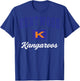 Kentwood High School Kangaroos C3 T-Shirt - T-Shirt | Royal