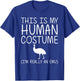 Emu Easy Halloween Human Costume Ostrich Bird Rhea DIY Gift T-Shirt - T-Shirt | Royal