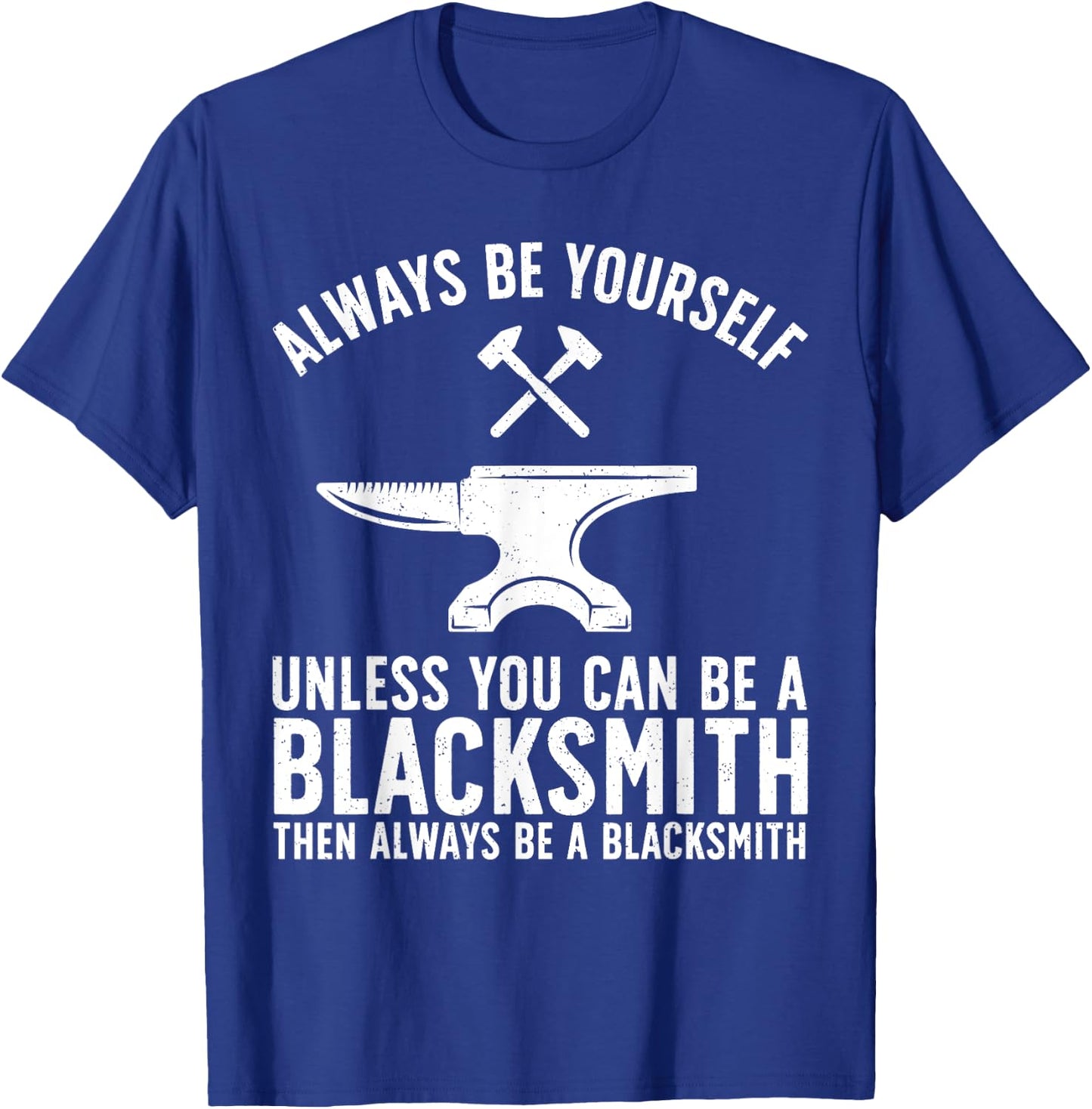 Cool Blacksmith Art Blacksmithing Forging Blacksmith T-Shirt - T-Shirt | Royal