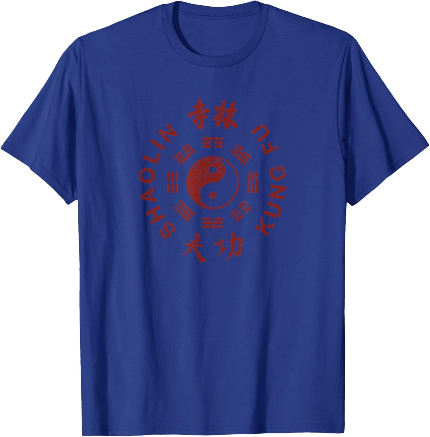 Shaolin Kung Fu Chinese Martial Arts T-Shirt - T-Shirt | Royal