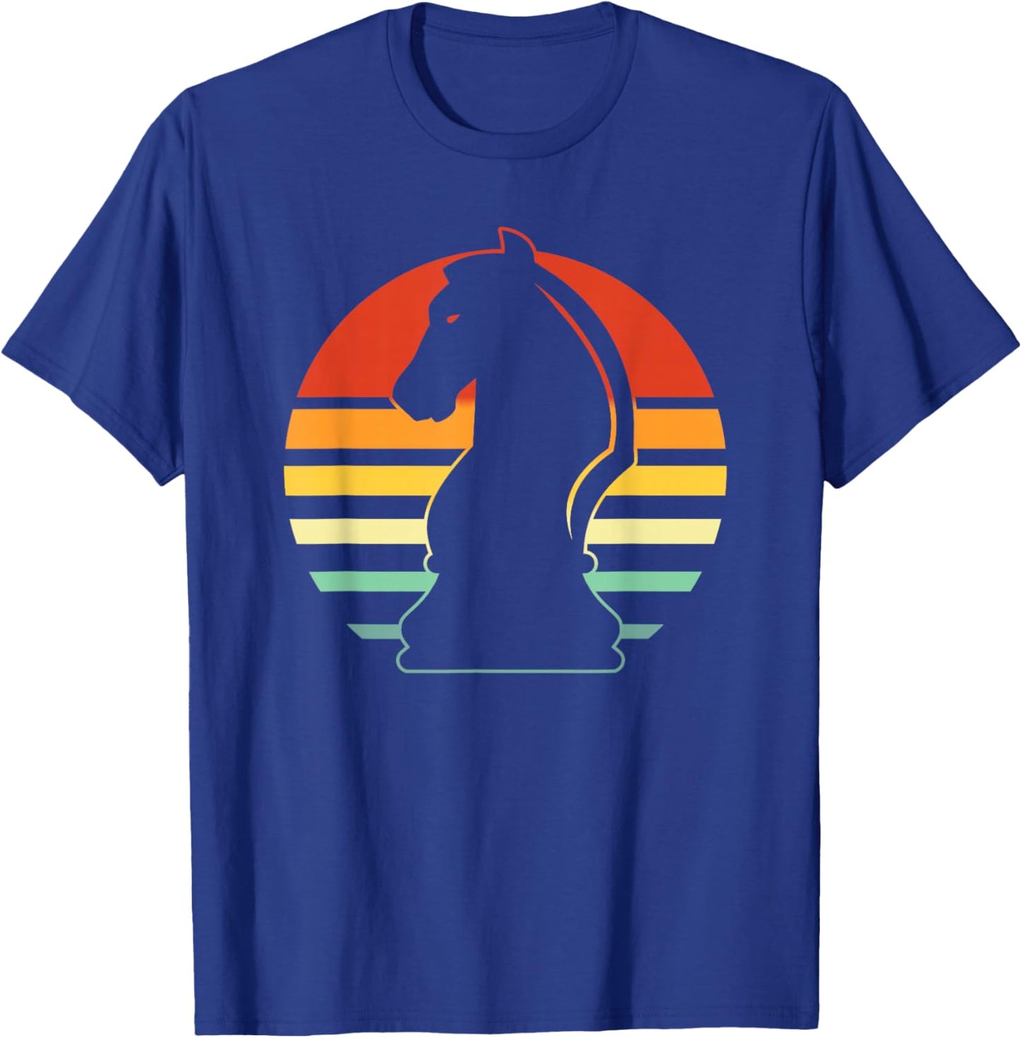 Retro Chess Knight T-Shirt - T-Shirt | Royal