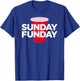 Sunday Funday - Plastic Red Cup Football Party T-Shirt - T-Shirt | Royal
