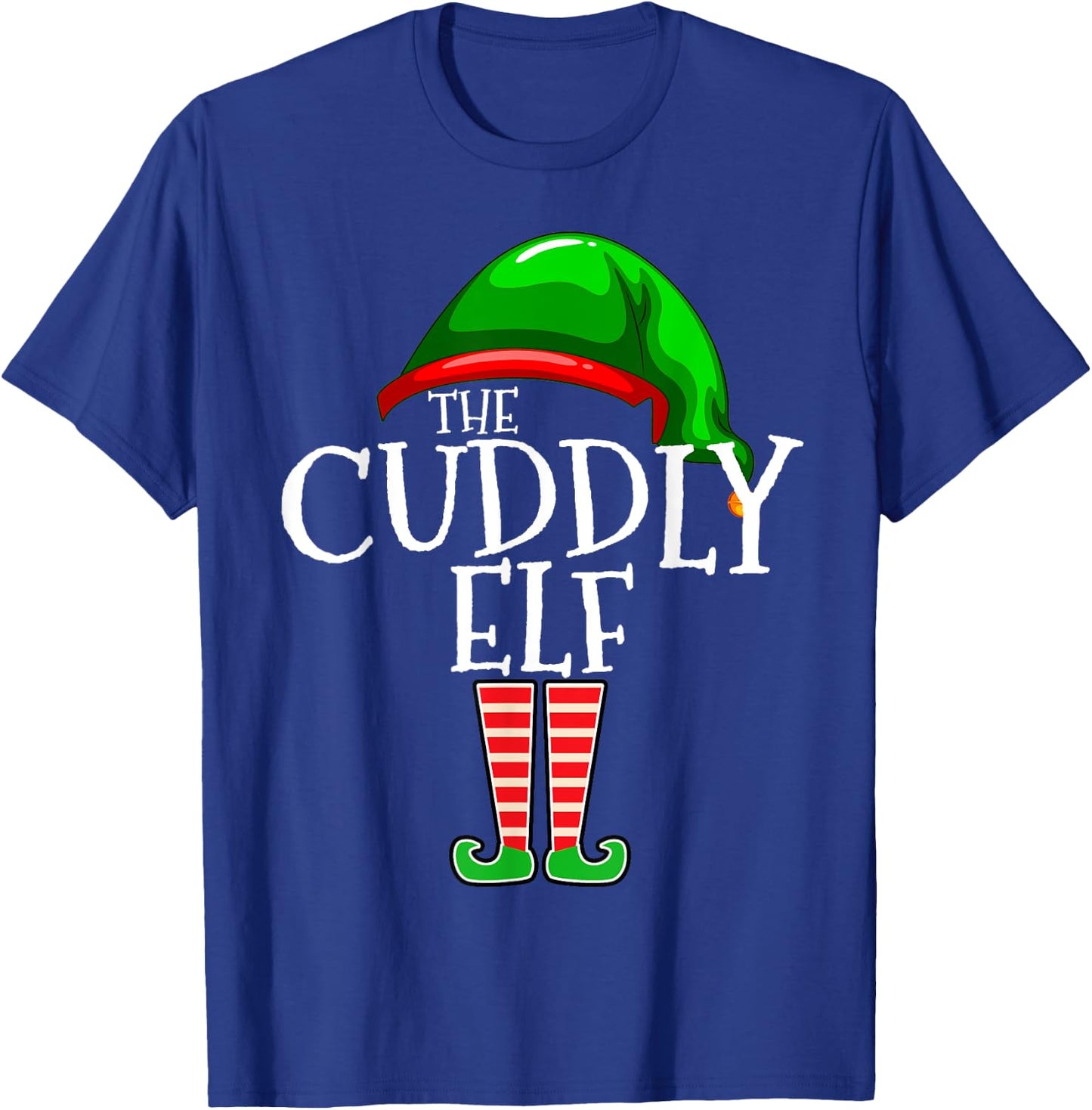 The Cuddly Elf Family Matching Group Christmas T-Shirt - T-Shirt | Royal