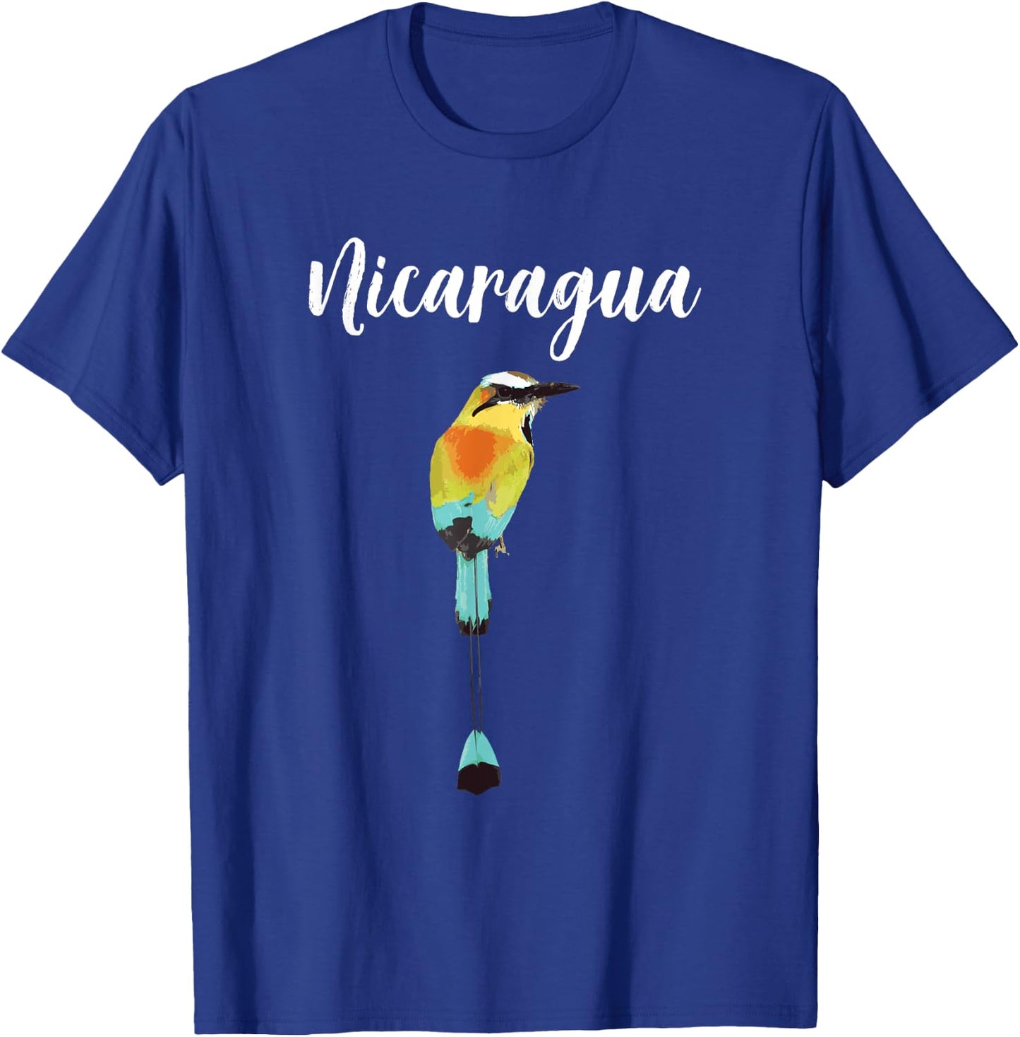 Nicaragua Guardabarranco Nicaraguan Bird Nica SOS Managua T-Shirt - T-Shirt | Royal