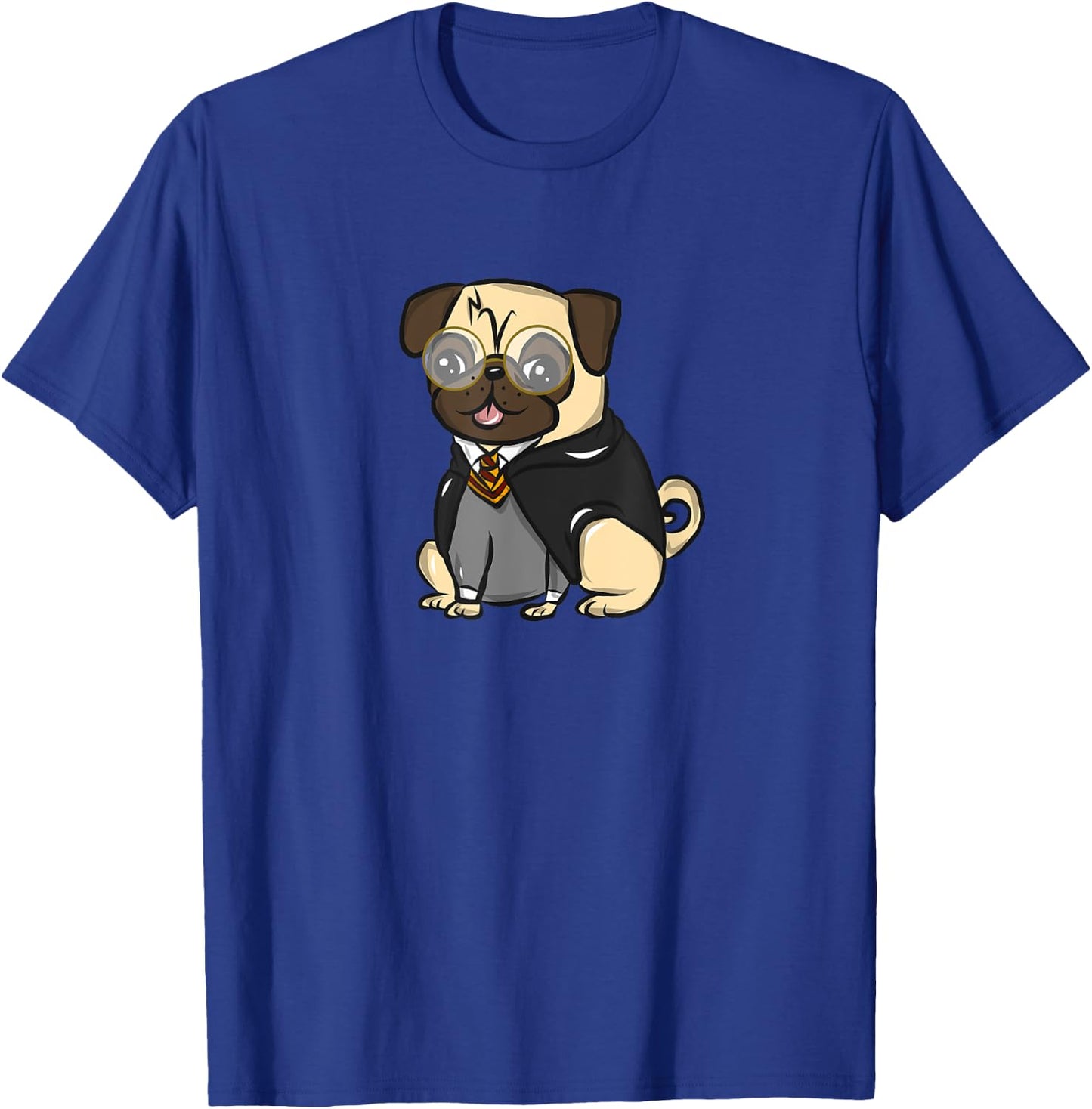 Pug Wizard T-Shirt - T-Shirt | Royal