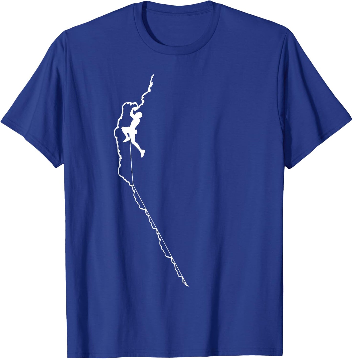 Climbing Shirt Rock Mountain Climber Bouldering Gift T-Shirt - T-Shirt | Royal