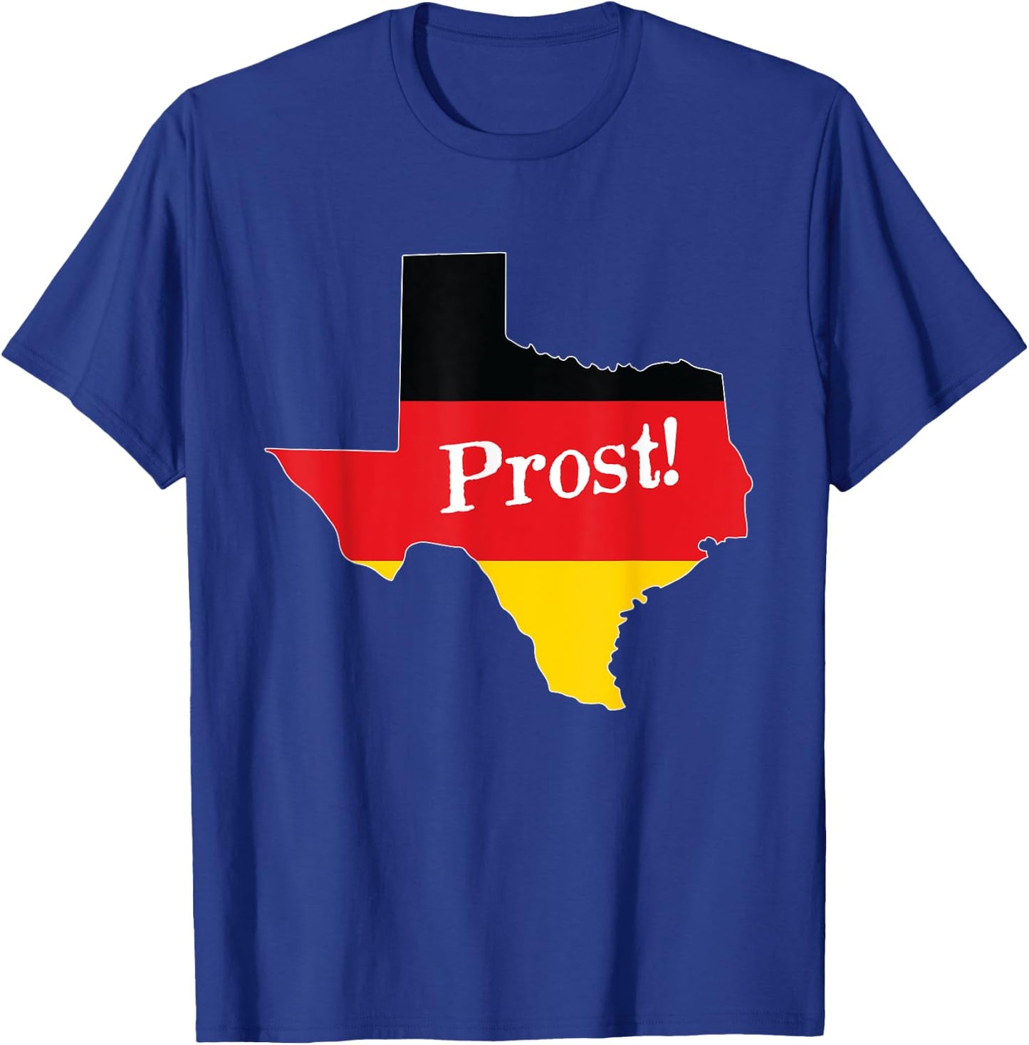 Texas TX Squad Drinking Prost Beer German Flag Oktoberfest T-Shirt - T-Shirt | Royal