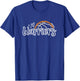 Basketball Warriors School Sports Fan Team Spirit T-Shirt - T-Shirt | Royal