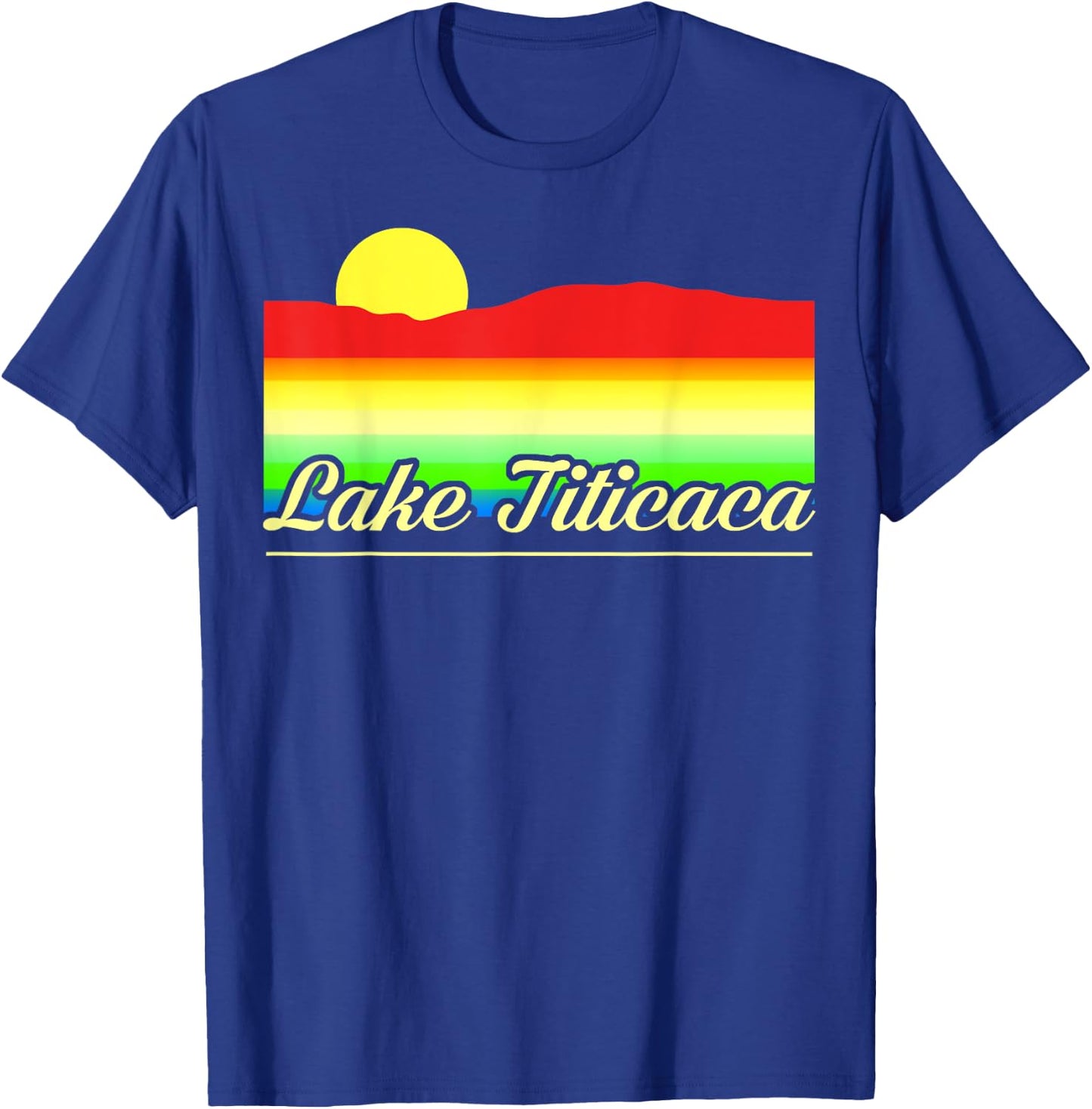Lake Titicaca Funny T-Shirt - T-Shirt | Royal