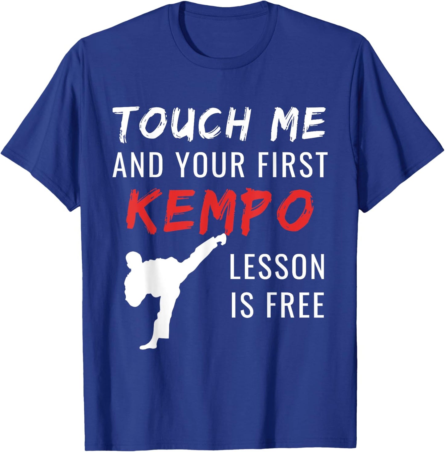 Funny Kempo - Self Defense Instructor Design T-Shirt - T-Shirt | Royal