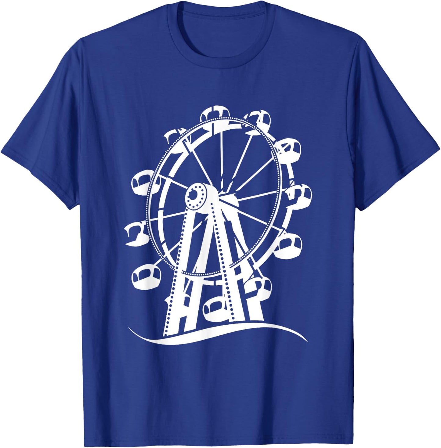 Ferris Wheel Adventure Ride Family Day Carnival T-Shirt - T-Shirt | Royal