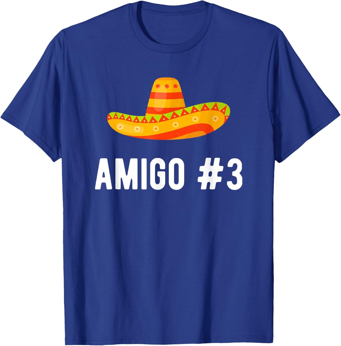 Halloween Group Matching Costume Funny Mexican Amigo #3 T-Shirt - T-Shirt | Royal