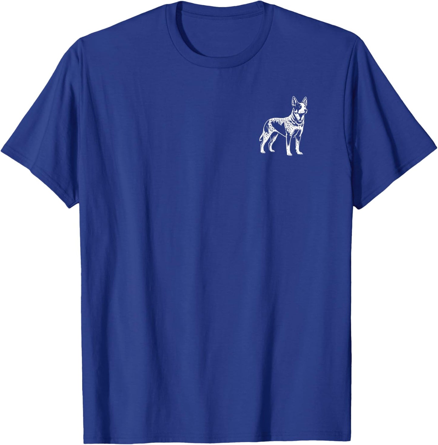 Dog Dad Mom Lover - Monochromatic Texas Heeler T-Shirt - T-Shirt | Royal