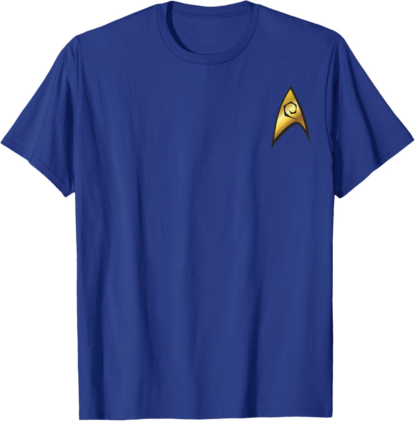Star Trek Original Series Engineering Badge T-Shirt - T-Shirt | Royal