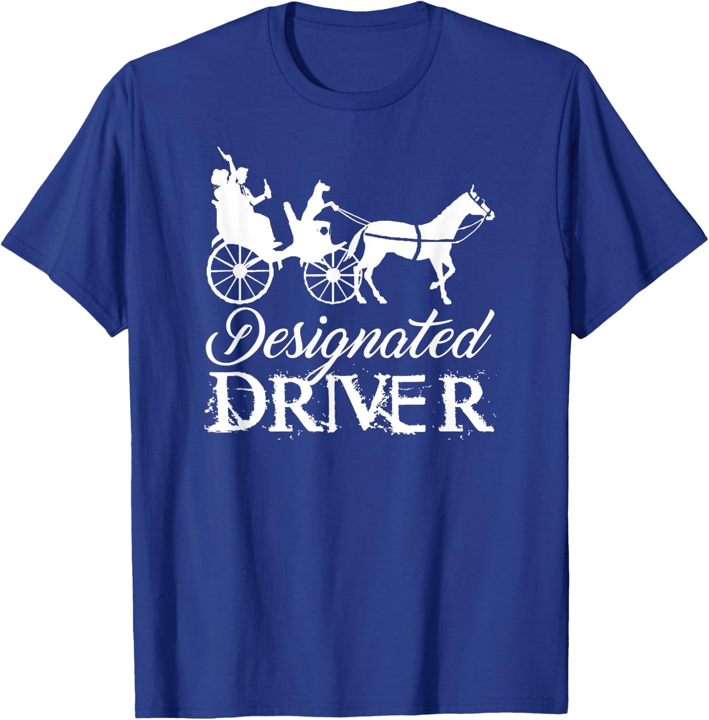 "Designated Driver" Beer & Dog Lover Drinking T-Shirt - T-Shirt | Royal