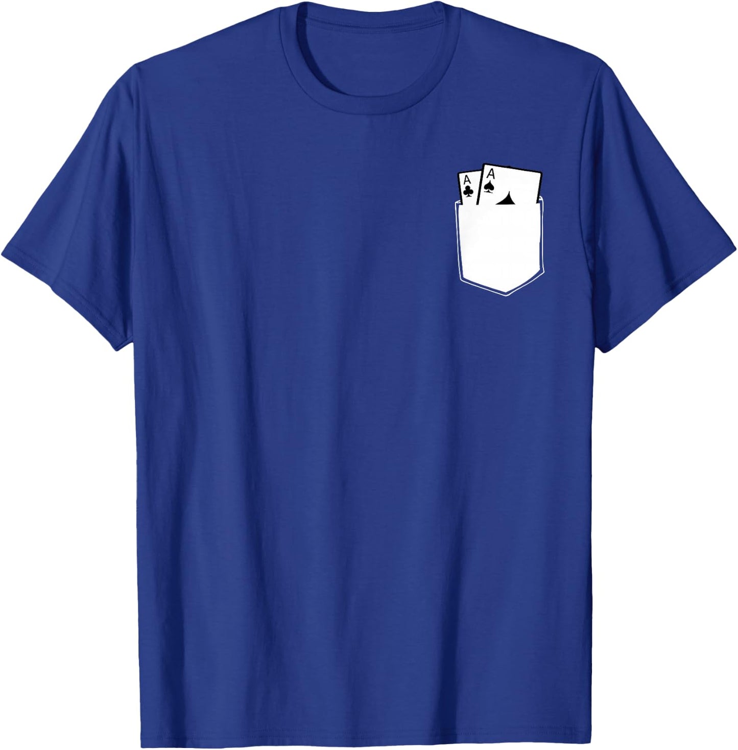 Las Vegas Aces Pocket Aces Poker Spades & Clubs Casino Gift T-Shirt - T-Shirt | Royal