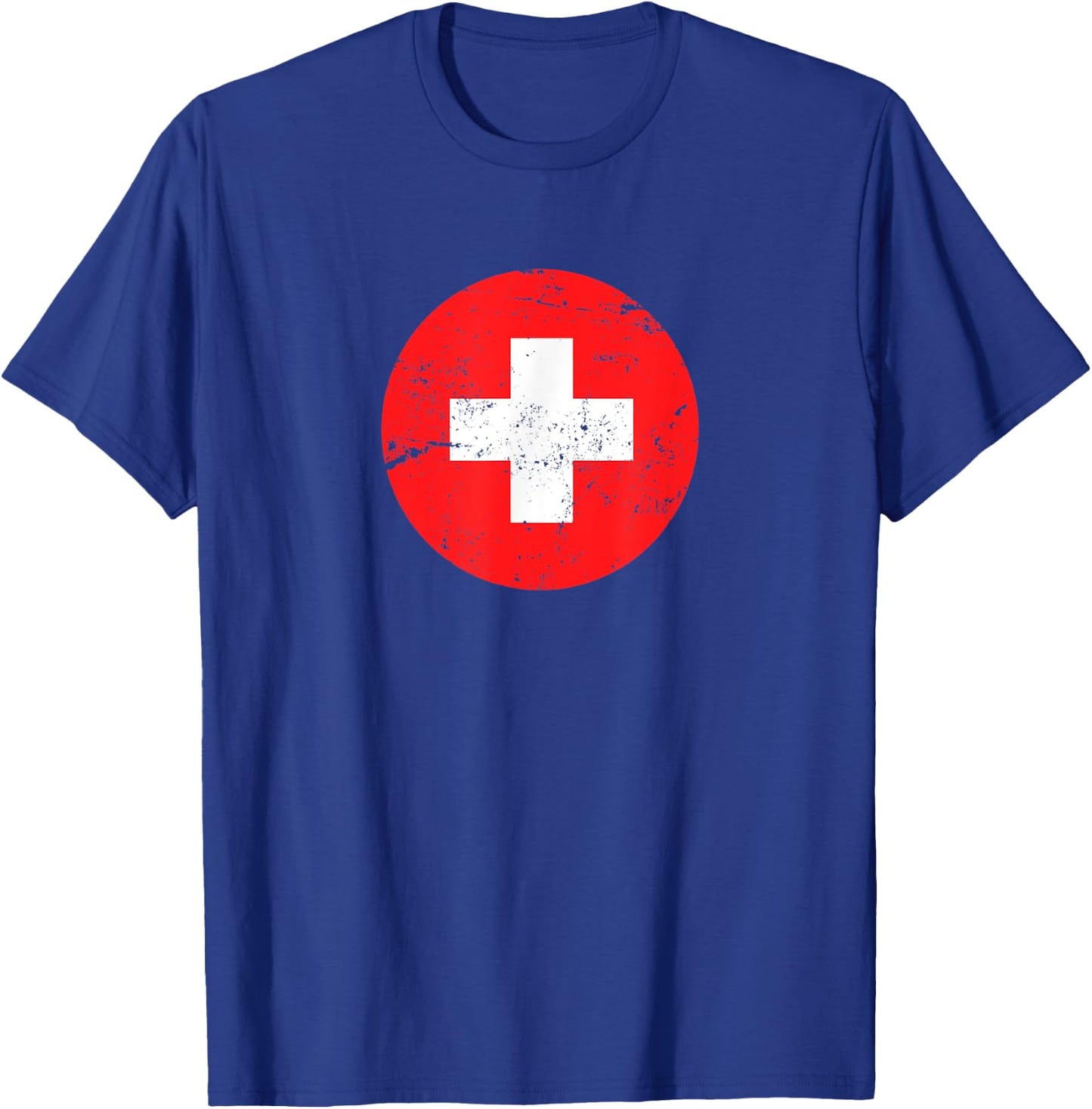 Medical Nurse Doctor Costume Uniform Red Cross Vintage Retro T-Shirt - T-Shirt | Royal