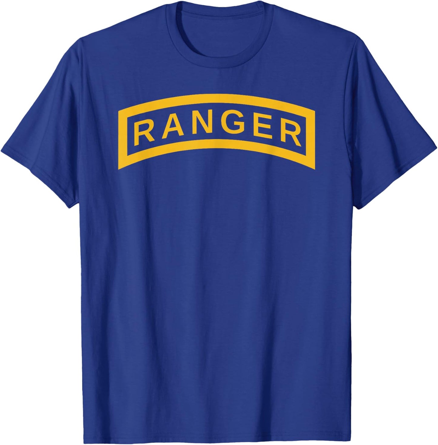 US Army Ranger Yellow Tab | Vintage Airborne Soldier Shirt T-Shirt - T-Shirt | Royal