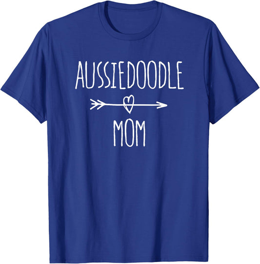 Aussiedoodle Mom Shirt Doodle Lover Gift T-Shirt - T-Shirt | Royal