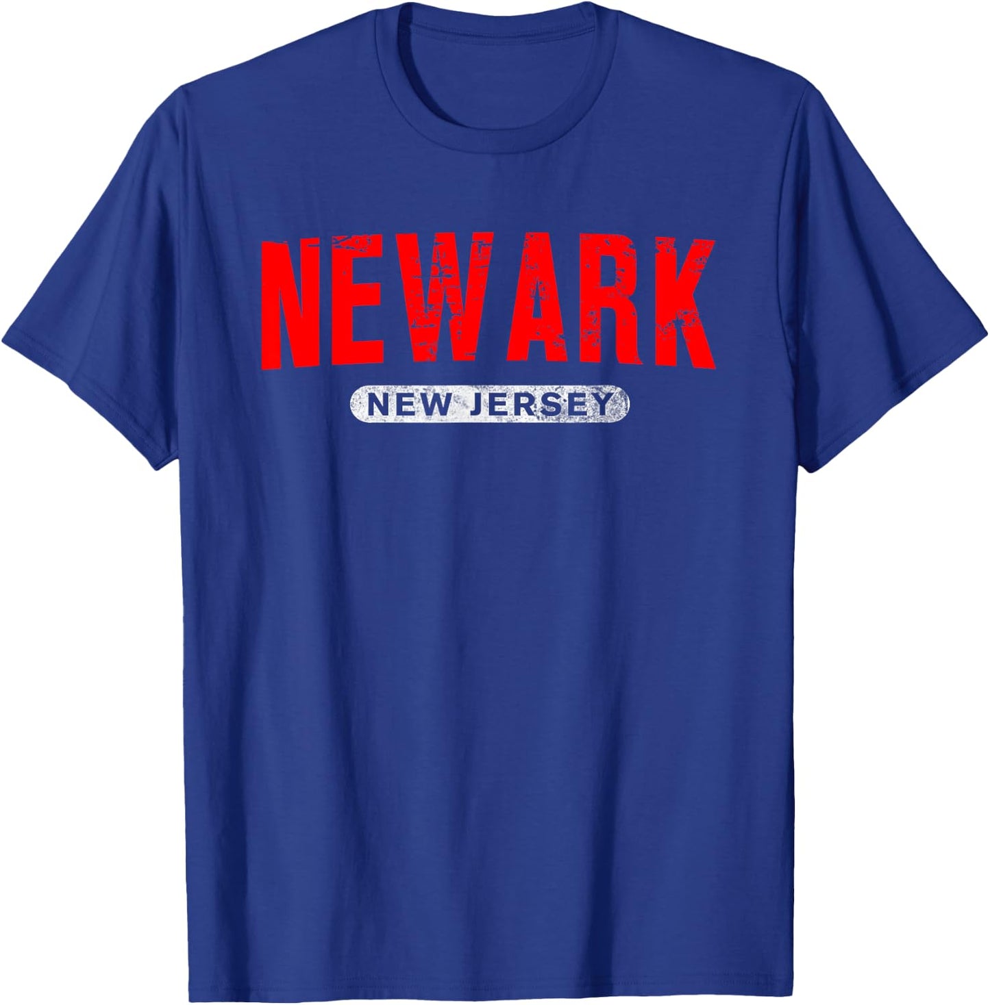 NEWARK NJ NEW JERSEY Funny USA City Roots Vintage Gift T-Shirt - T-Shirt | Royal