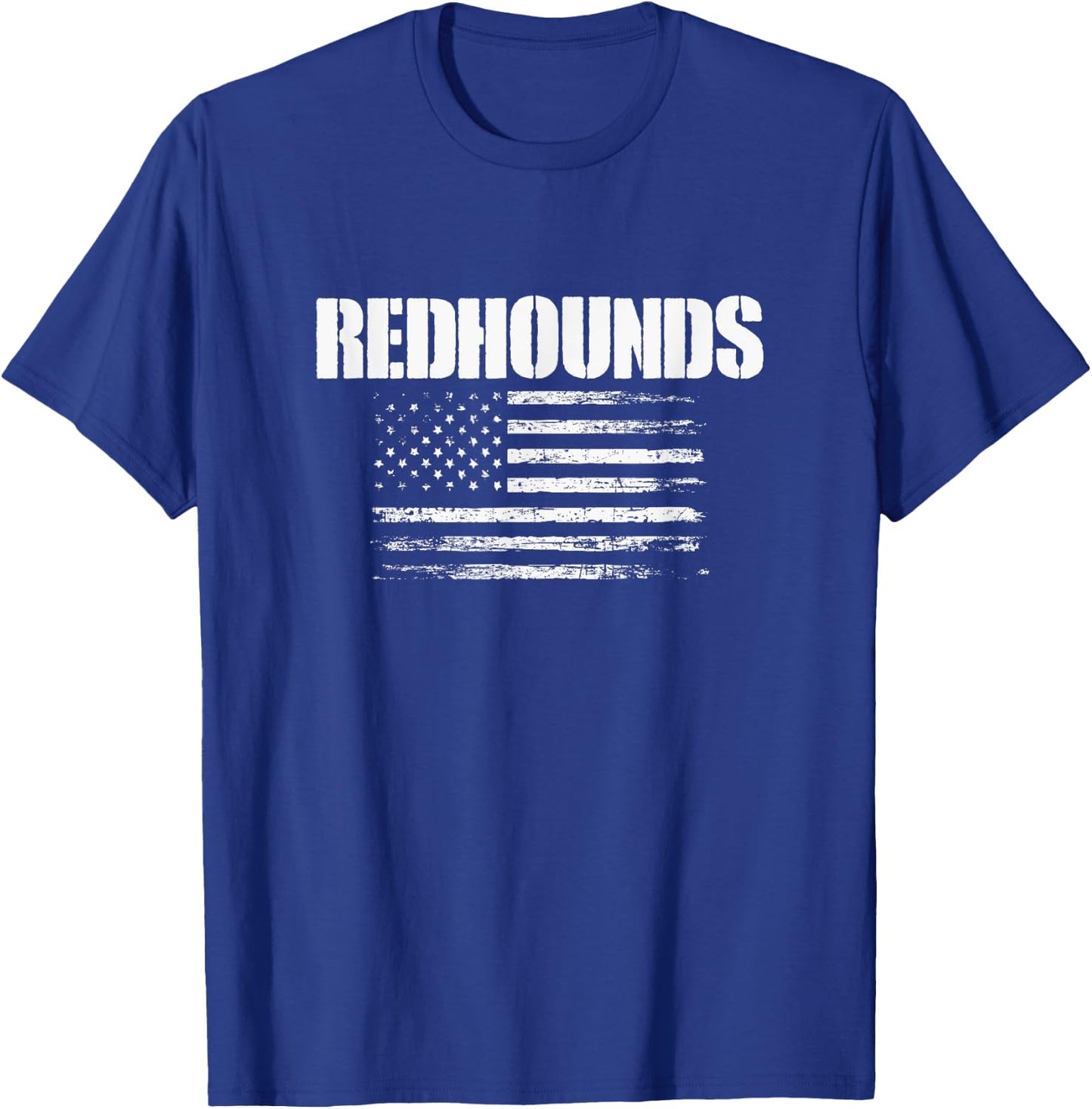 Corbin Redhounds USA Flag Pride T-Shirt - T-Shirt | Royal