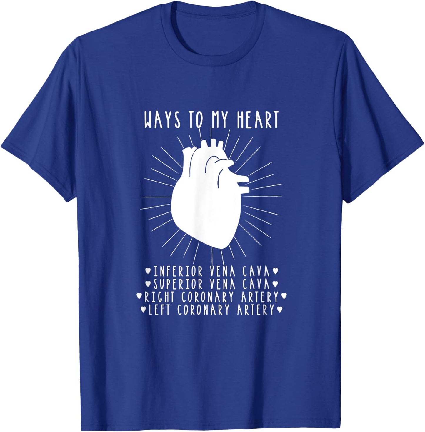 Funny Cardiologist Gift Medical Student T-Shirt - T-Shirt | Royal