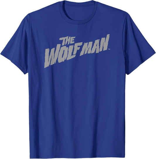 The Wolf Man Original with Grey Font T-Shirt - T-Shirt | Royal