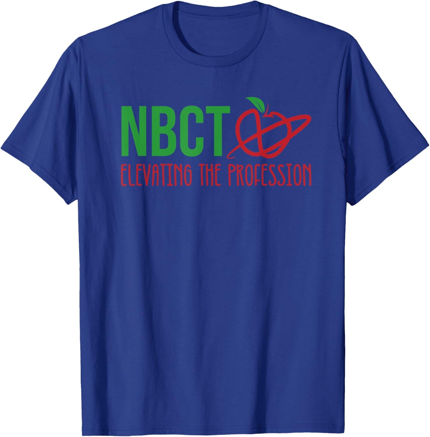 National Board Certified Teacher Minimalist Apple Women T-Shirt - T-Shirt | Royal