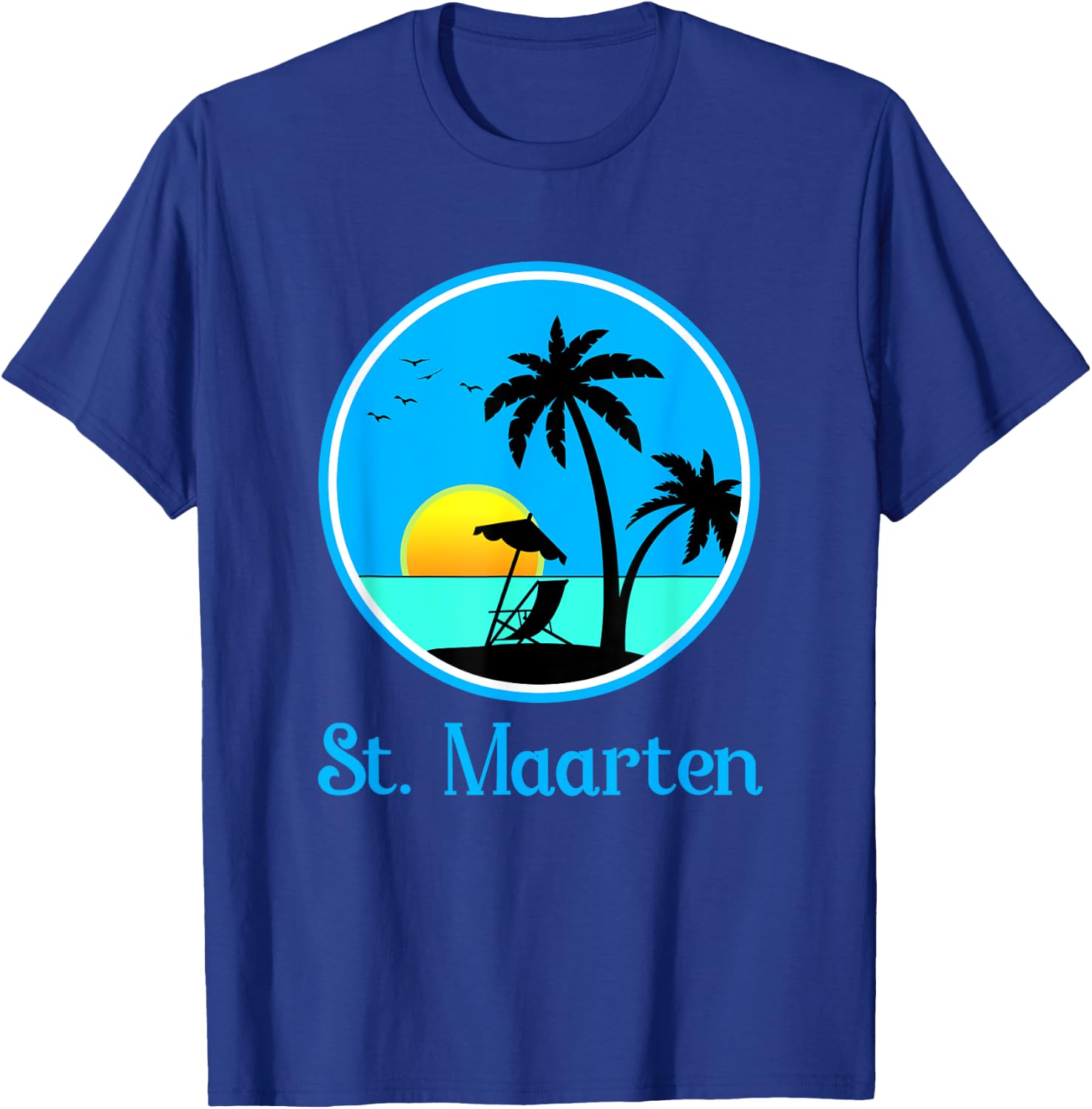 St. Maarten Souvenir Vacation Gift T-Shirt - T-Shirt | Royal