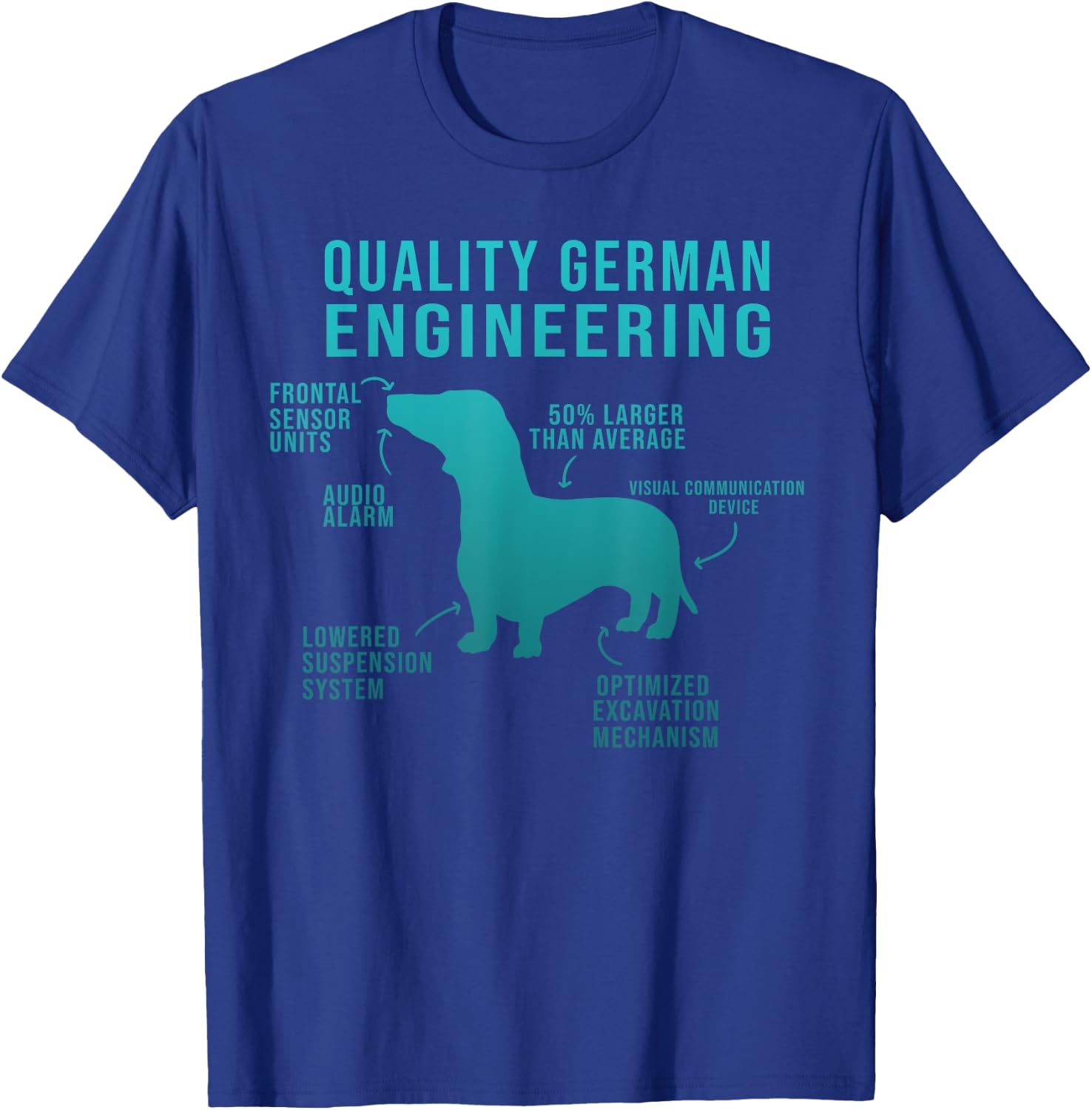 Funny Weiner Dog Joke - Sarcastic German Daschund T-Shirt - T-Shirt | Royal