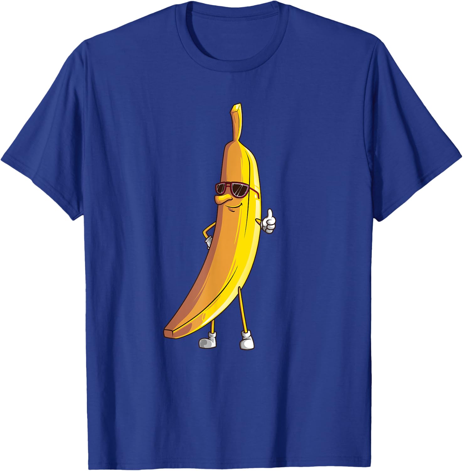 Cool Banana Wearing Sunglasses | Funny Fruit Eyewear Gift T-Shirt - T-Shirt | Royal