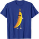 Cool Banana Wearing Sunglasses | Funny Fruit Eyewear Gift T-Shirt - T-Shirt | Royal